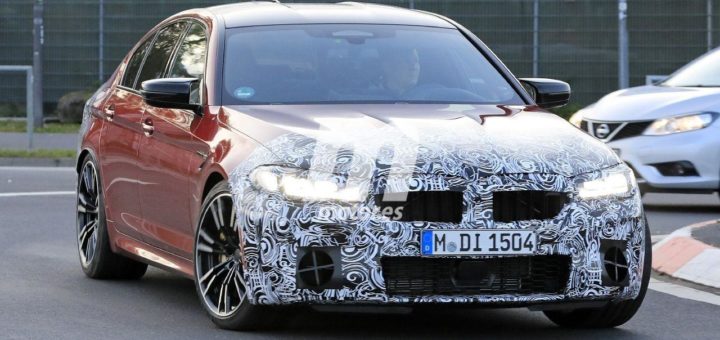 BMW M5 Facelift LCI 2021 Spy 'Ring